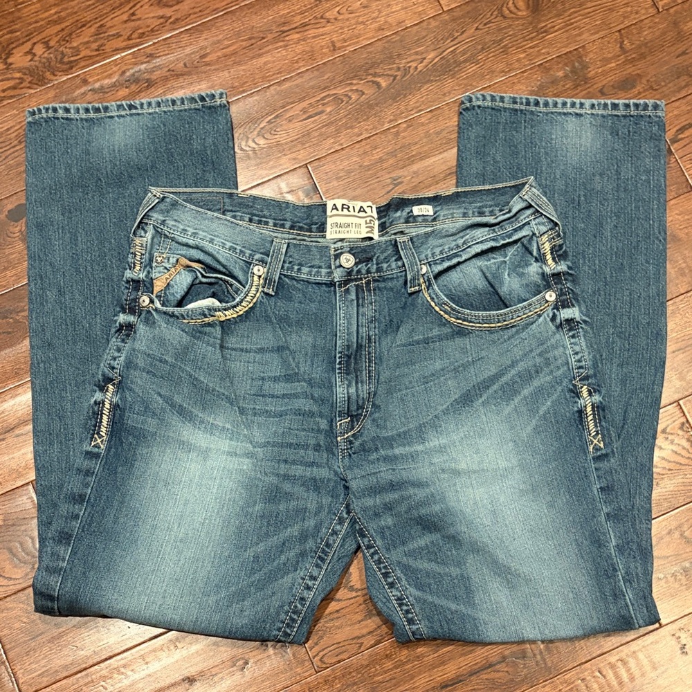 Ariat Men's Straight Fit Straight Leg M5 Jeans